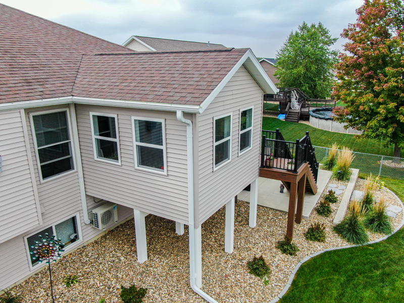 Second Story Bump Out Addition in the Cedar Valley, Iowa area