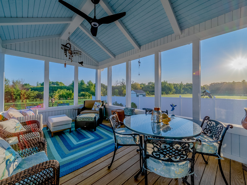 Sunroom Addition in the Cedar Valley, Iowa area